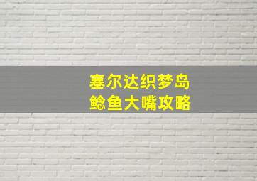 塞尔达织梦岛 鲶鱼大嘴攻略